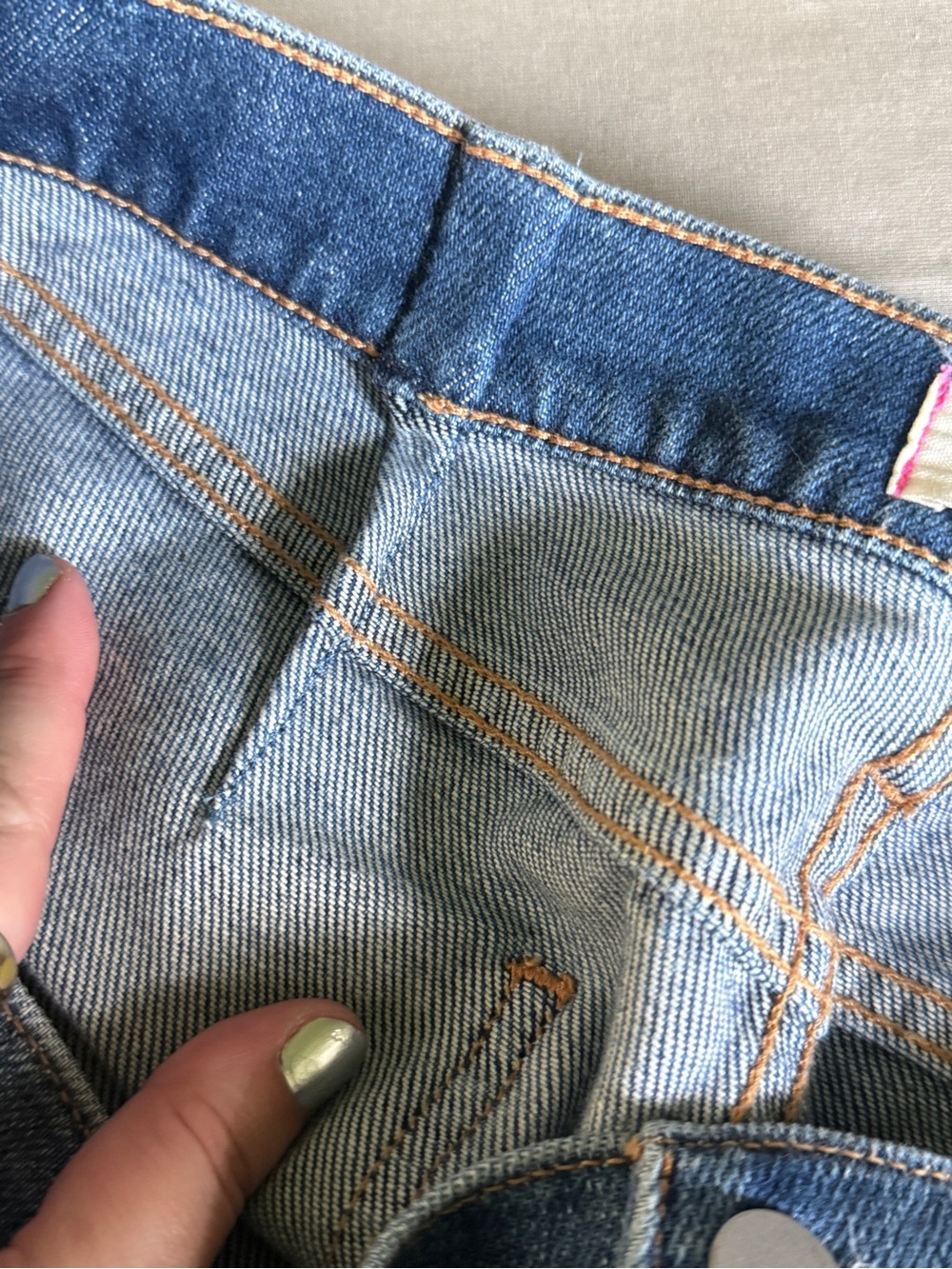 Hatch - Maternity Jeans - Straight Leg - Size 30 (see description) - Picture 7 of 8